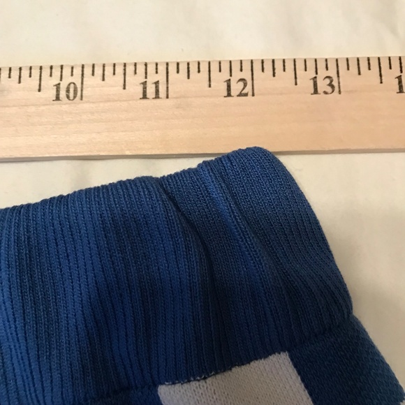 Knit Shorts Set Crop Top Knit Short Checks 2 Piece Shorts Set Blue Size Medium - Picture 7 of 16